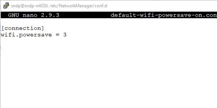 Konfiguracijska datoteka za uštedu energije za Linux 