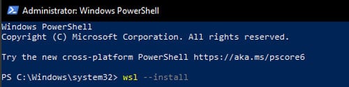 powershell-wsl - instalirati